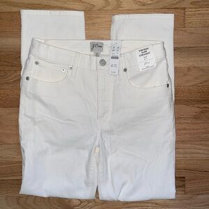 J.CREW corduroy vintage slim straight ivory sz 27 🎉 NWT!